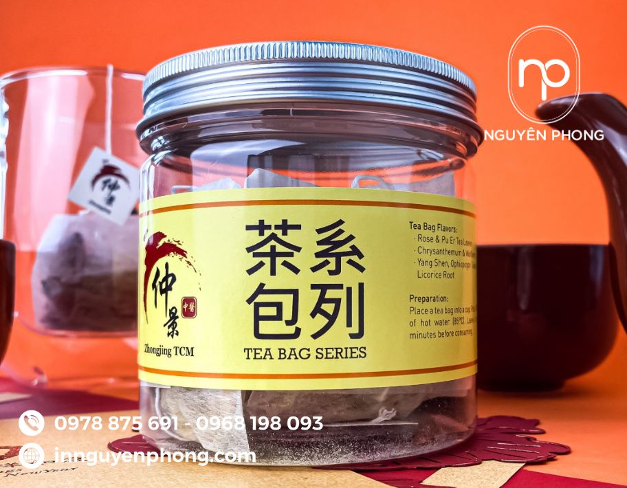 Mẫu logo đông y trên tem nhãn